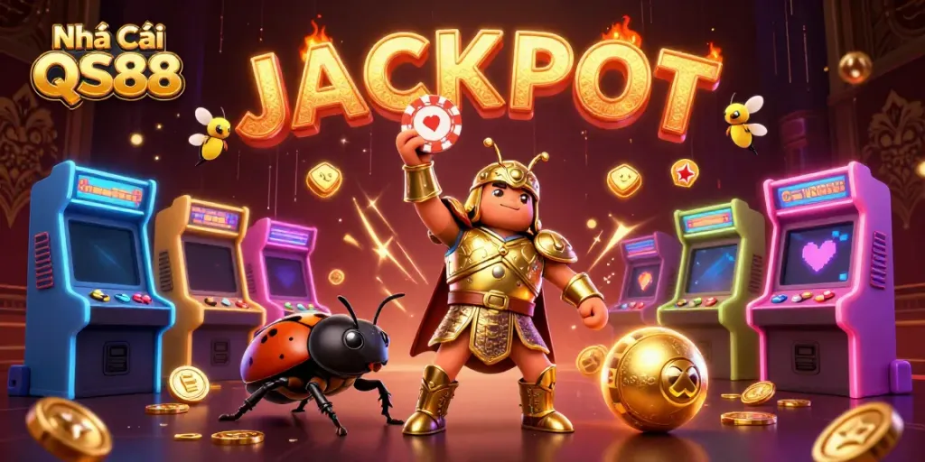 Experience the excitement at Nhà Cái QS88 with colorful casino elements and thrilling gameplay.