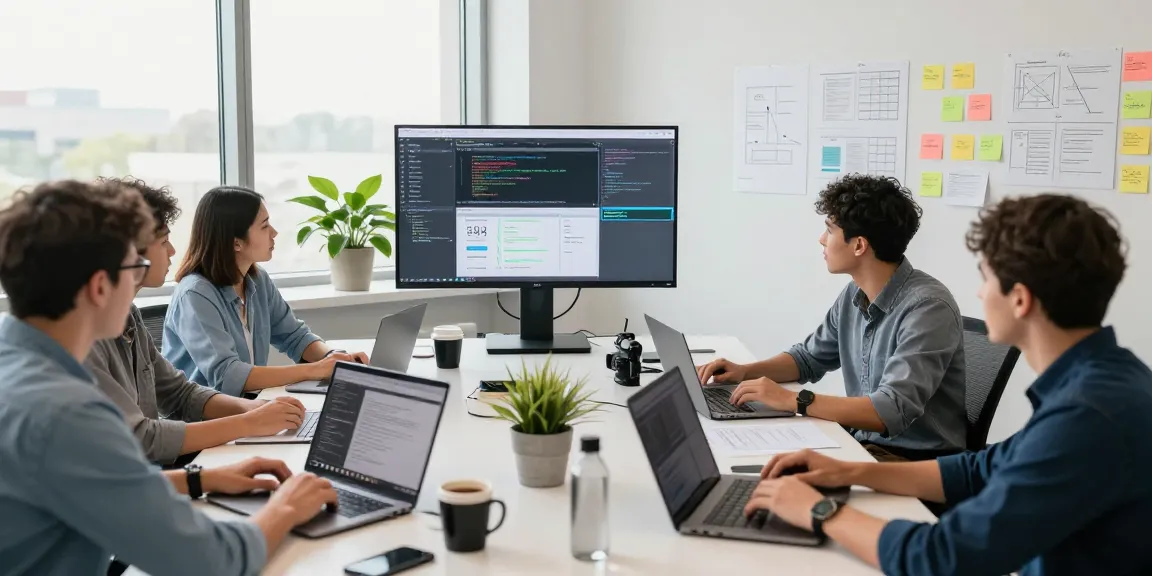 Team collaboration in a tech office environment at the WPS Official Website.