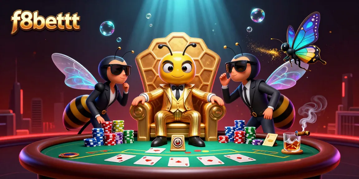 Engage with the thrilling f8bettt experience at a poker table filled with vibrant chips and cards.